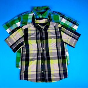 Boys Lg 10/12 button ups by faded glory set of 2